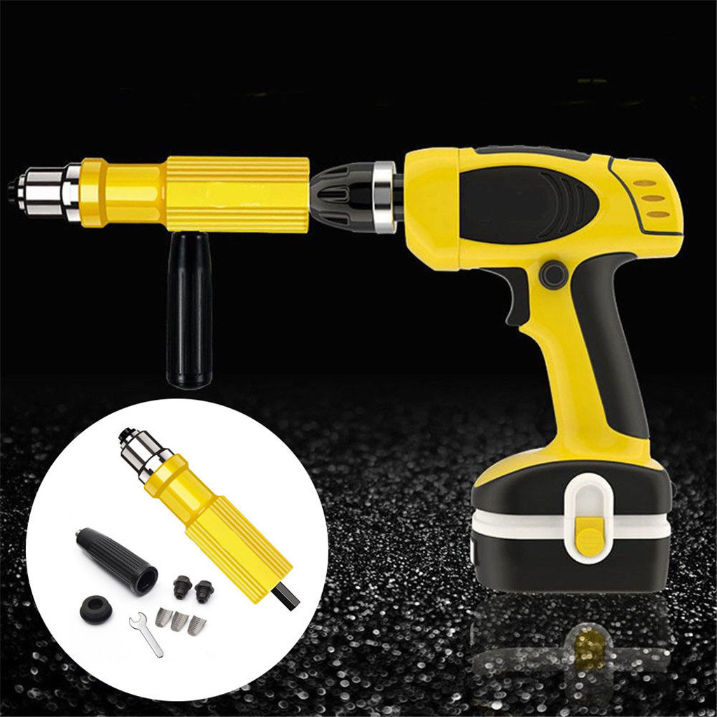 RQYQTE Electric Rivet Nut Gun Riveting Tool Cordless Riveting Tool Insert Nut Tool#g40