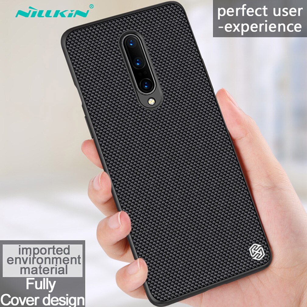 For OnePlus 8 Case NILLKIN Textured Nylon Fiber Case Thin and Light protector Back Cover For OnePlus 8 Pro Case: For OnePlus 8