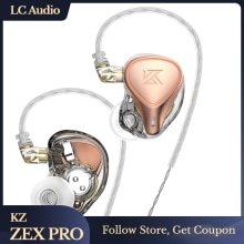 KZ ZEX Pro (KZ x Crinacle CRN) In-Ear Earphones Electrostatic Hybrid HIFI Headphonse Noice Cancelling Headset Sport IEM Earbuds