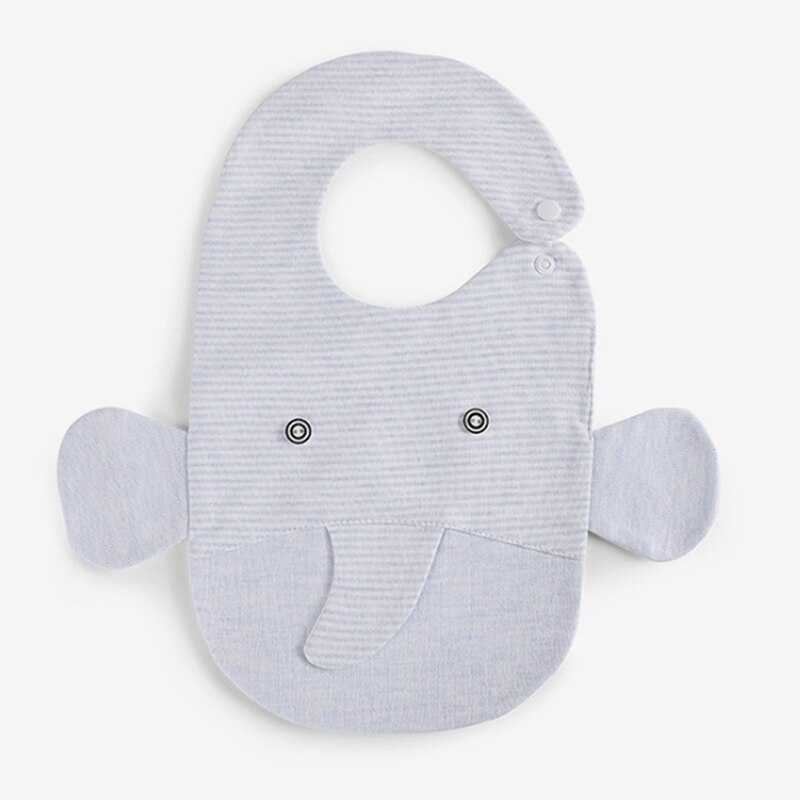 Cute Elephant Apron Cotton Baby Bibs Girls Boys Bibs Saliva Towel Burp Cloths Children Clothing Product Towel Bandanas