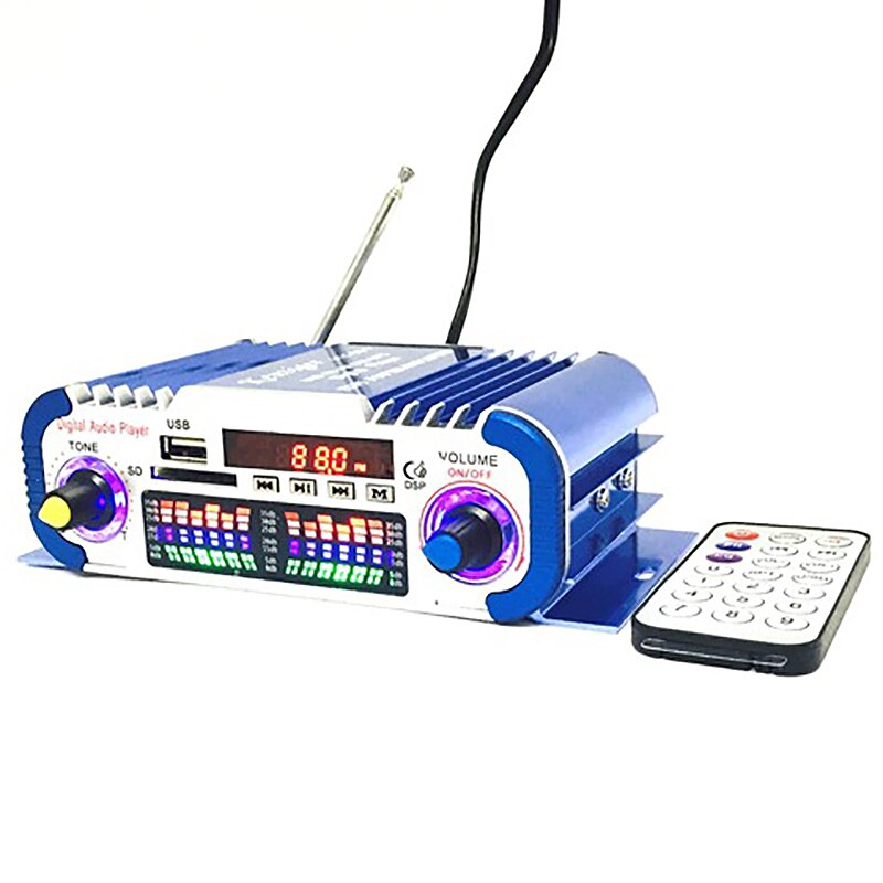 Kentiger HY-601 Digital HI-FI Auto Car Stereo Power Amplifier USB SD Player Dac