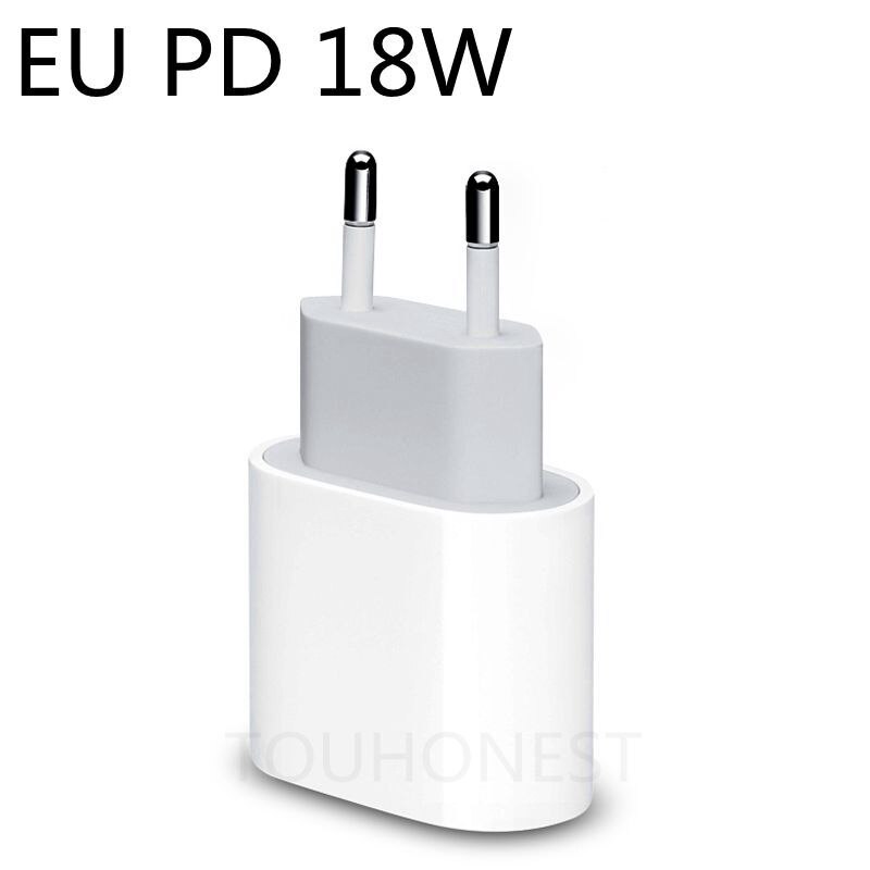 18W PD USB Typ C Schnelle Ladegerät Adapter Für iPhone 11 Profi XR X Xs Max 12 Mini Schnelle PD ladegerät Hafen EU uns UK AU Stecker Reise Zauberstab: 18W EU