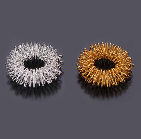 100 stuks/partij vingermassage ring acupunctuur ringen gezondheidszorg lichaamsmassager