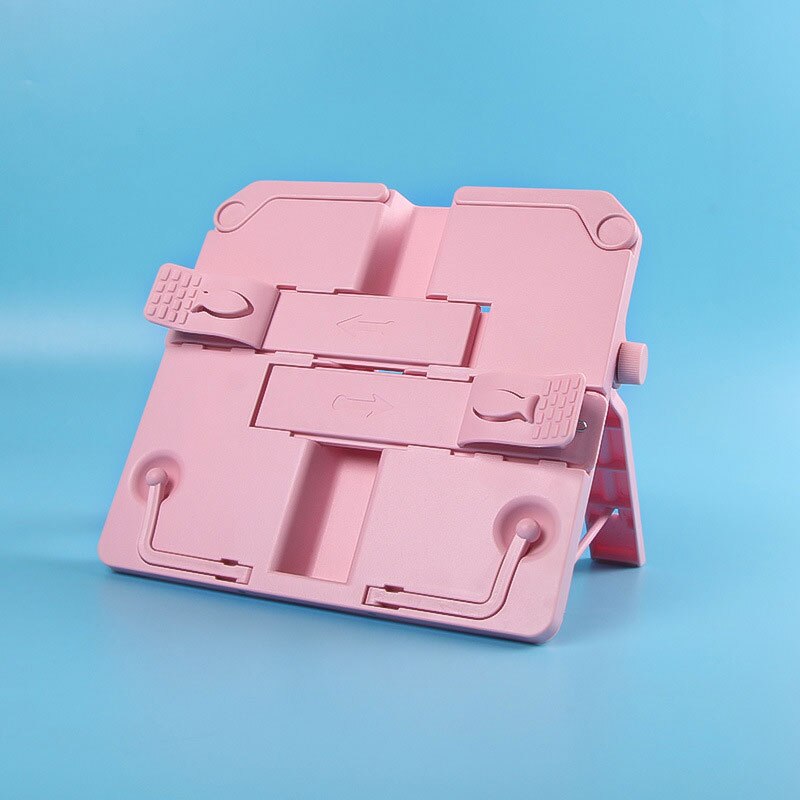 Support de livre réglable en hauteur et en Angle, avec trombones, pour grands, lourds, manuels, livres de musique