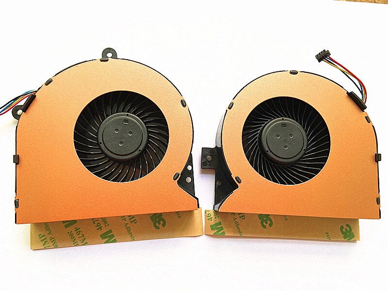 Original Laptop CPU GPU Cooling Fan for ASUS ROG G752 G752V G752VY G752VT Fan Cooler DFS200405BI0T DFS201005BI0T