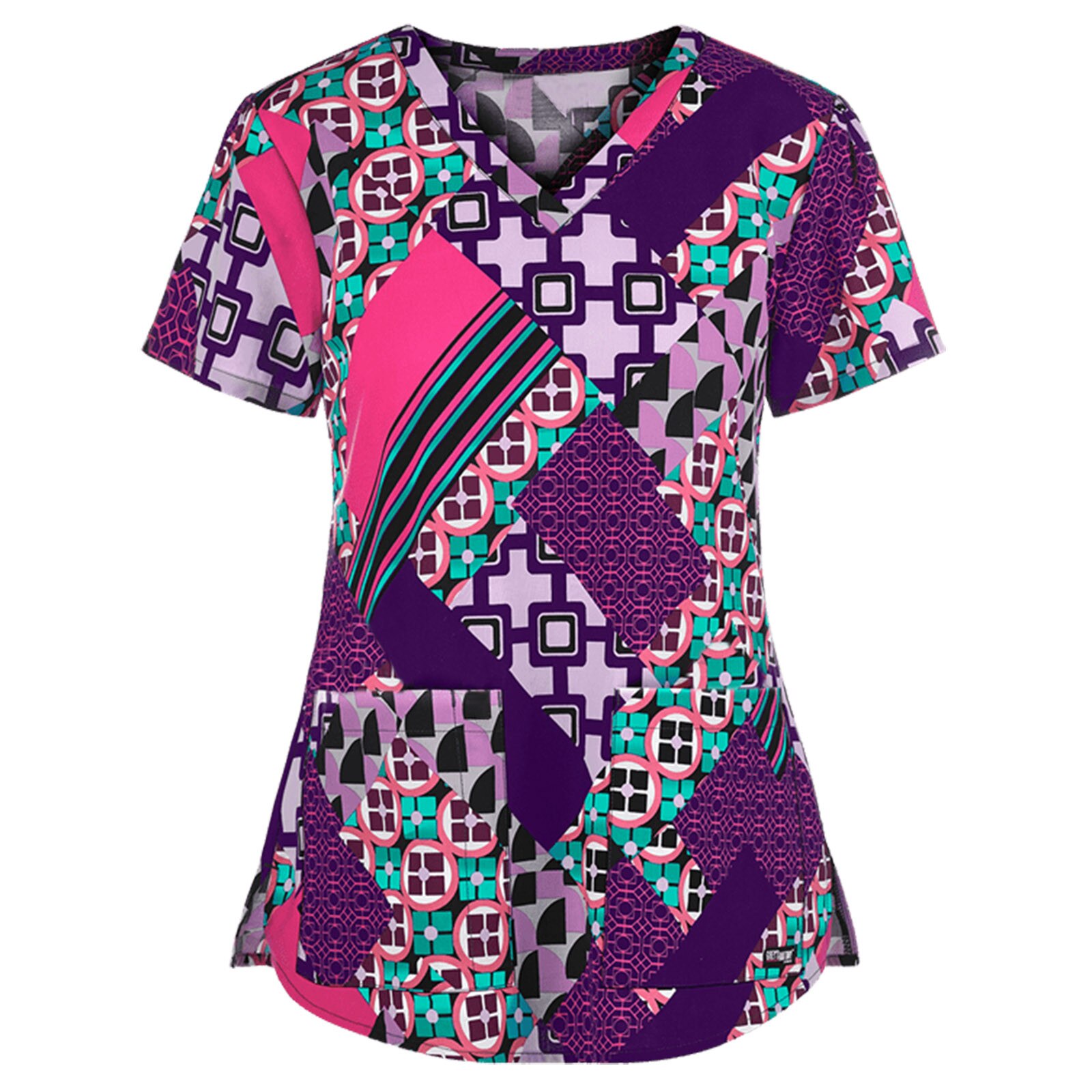 Heal Our Nura V Neck Women's Long Sleeve Blouse