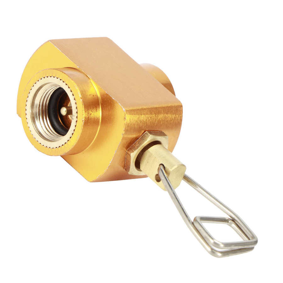 gas lighter Camp BBQs Stove G1/4 DN8 Outdoor Camping Stove Adapter Gas Refill Valve Adapter Gas Stove Accessory stove lighter