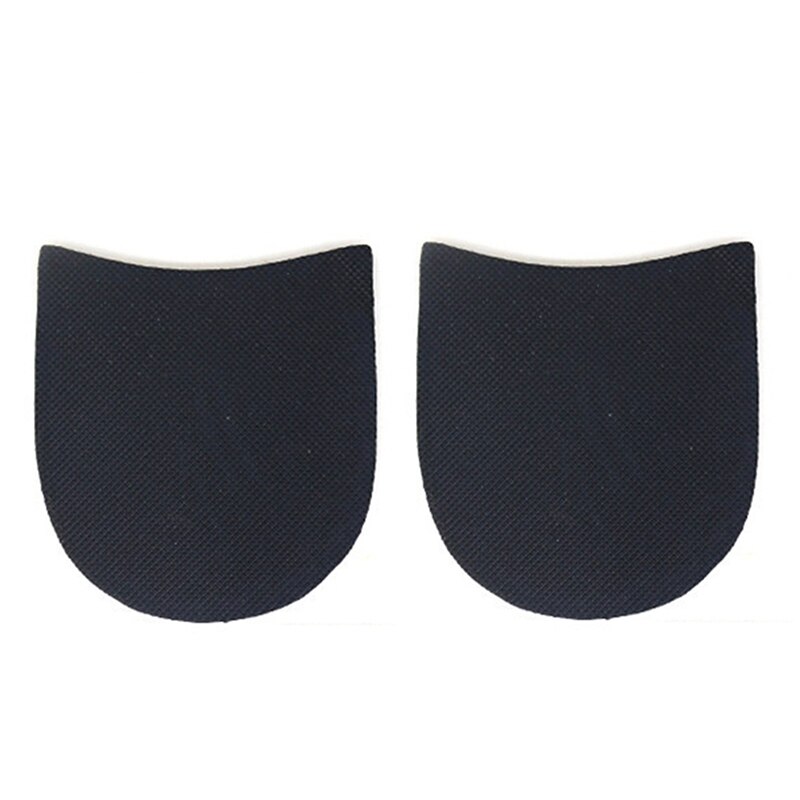 1 paire de semelles de chaussures en caoutchouc, demi-semelles de protection antidérapantes, semelles extérieures pour l&#39;avant-pied, réparations de chaussures: Black