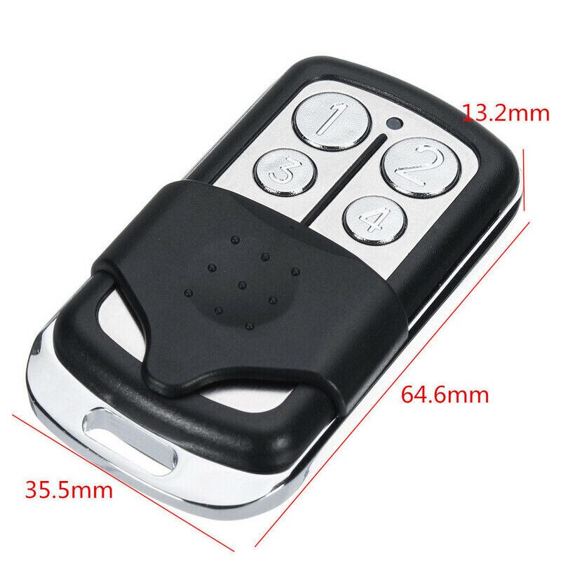 4 Button Garage Door Gate Remote Control Key 390MHz for Liftmaster Chamberlain
