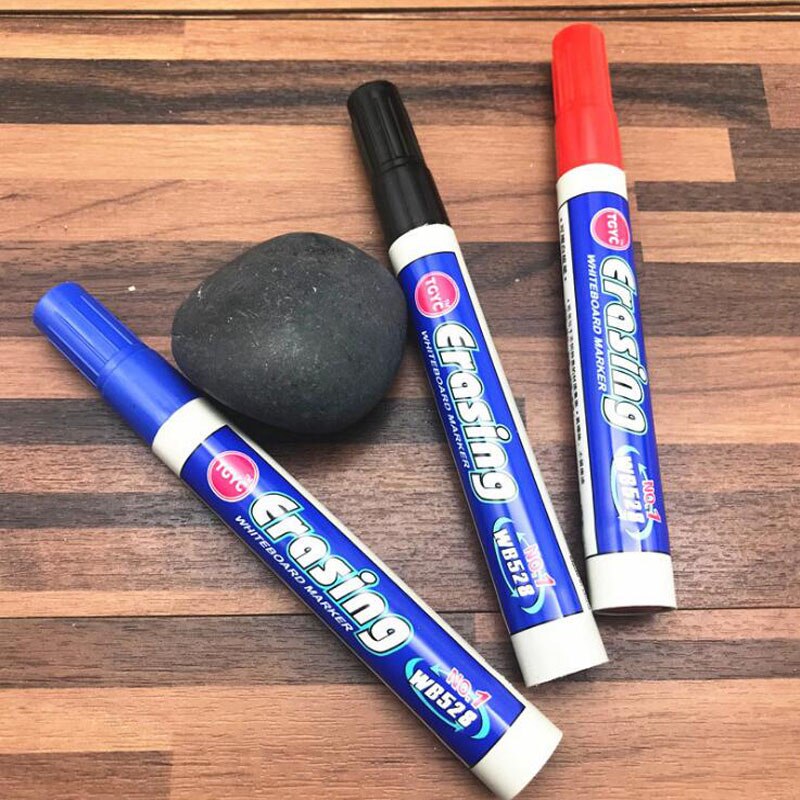 Stylo pour tableau blanc Rubable, sûr et , eau rouge, noir, bleu, marqueur trois couleurs en option, fournitures scolaires et de bureau