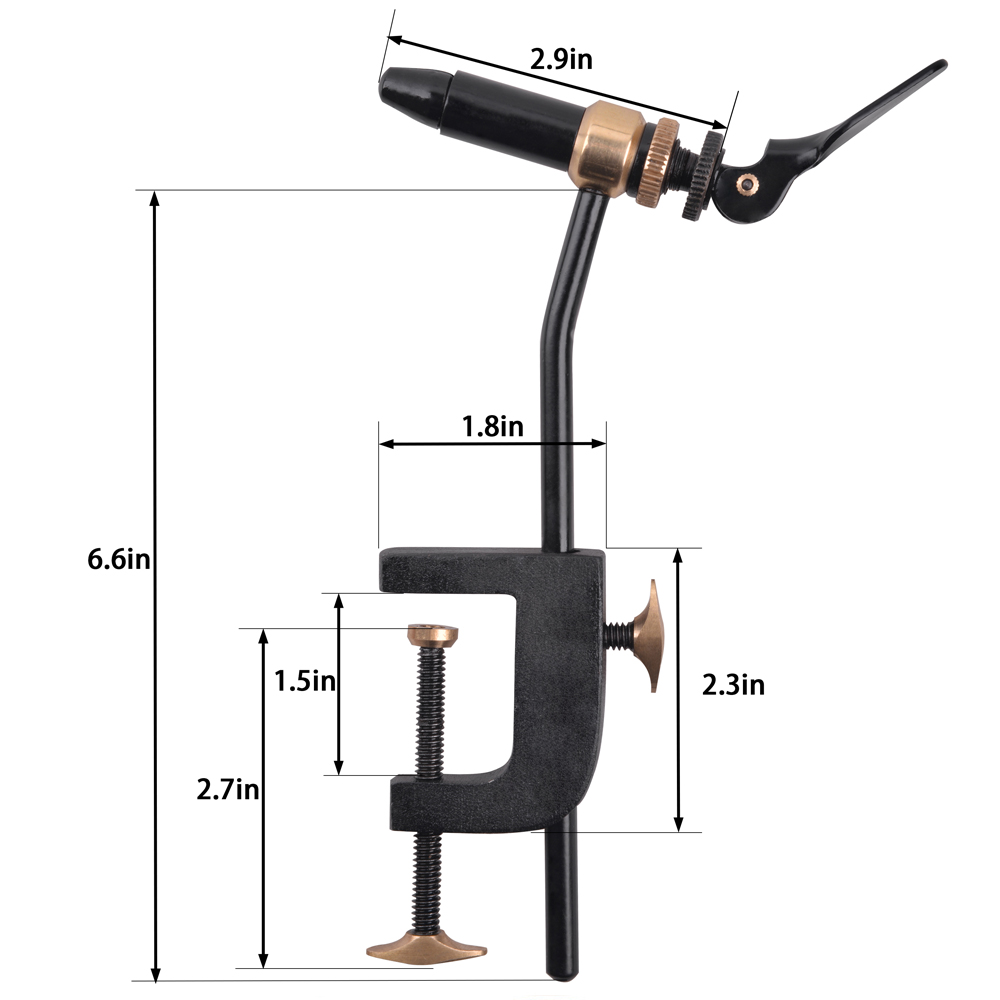 Roterende Vliegbinden Bankschroef Gereedschap Kit Zweep Finisher Spoel Houder Spoel Threader Bodkin Naald Fly Koppelverkoop Gereedschappen Voor Teasers En jigs