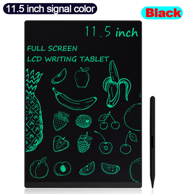 6.5/9.5/11.5 Inch Smart Writing Board Drawing Tablet LCD Screen Writing Graphic Tablets Electronic Handwriting Pad with Pen: 11.5-signal-black