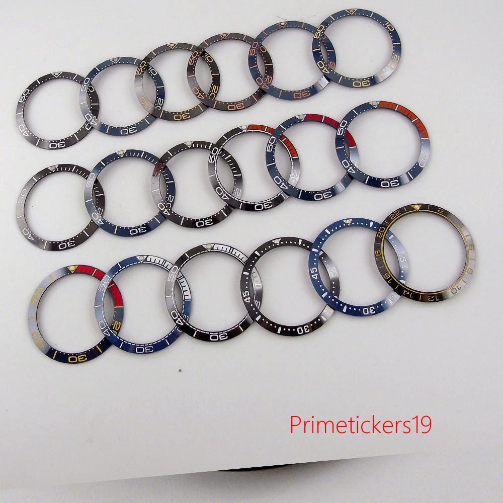 Ceramic Watch Bezel Insert Ring 38mm Fit For 40mm Men Watches Wristwatch Parts