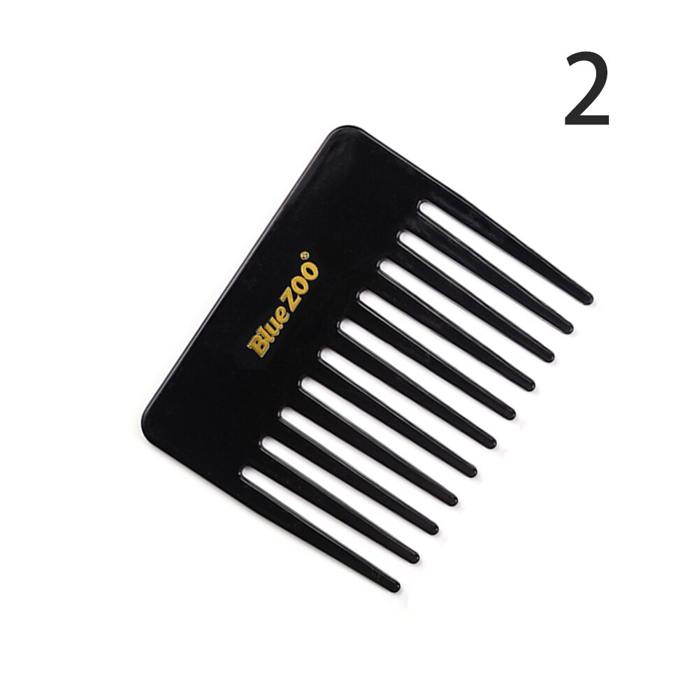 ! 1PC Wide Tooth Hair Brush Fork Comb Men Beard Hairdressing Brush Barber Shop Hair Styling Tools Salon Accessory Five Styles: Style 08