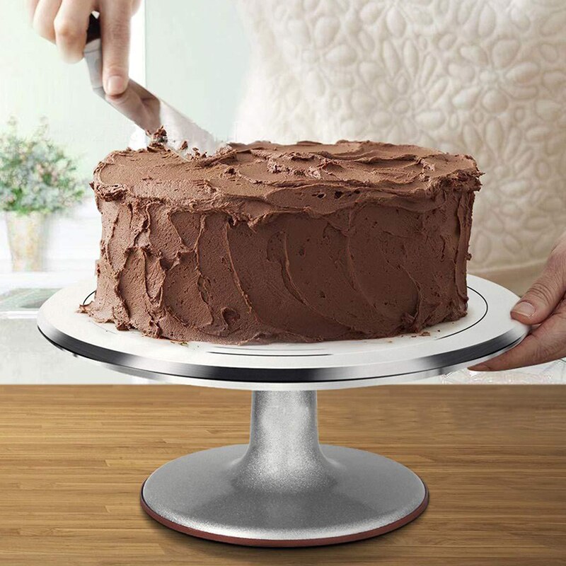 106-Piece Cake Tools Cake Decorating Supplies Kit Piping Bag Aluminum Turntable Russian Nozzle Reusable Cake Tools Set