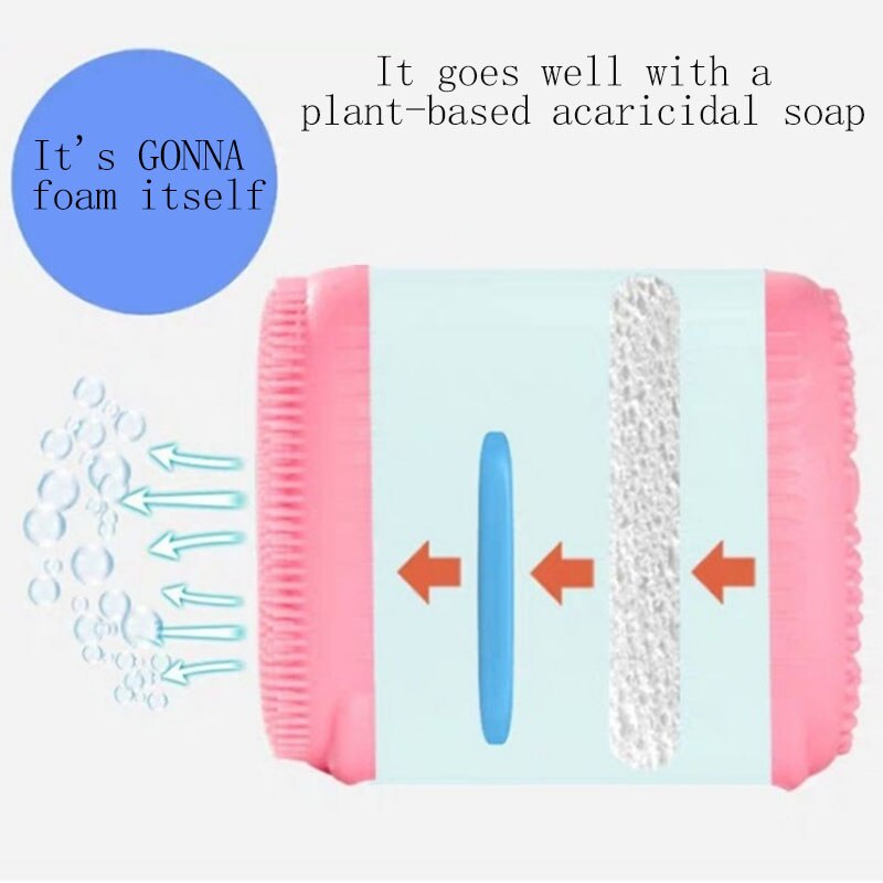 Corps douche frotter Massage éponge rapide moussant bain brosse salle de bain Silicone doux frottement Massage bulle bain éponge brosse