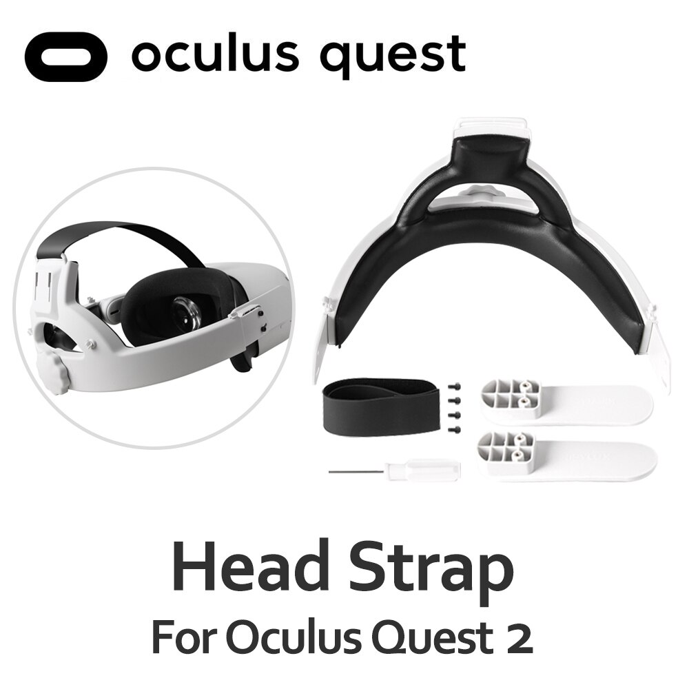 Oculus Quest 2 Head Strap Adjustable Comfort Headband Bracket Strap on VR Glasses Head Strap Oculus Quest 2 Accessories