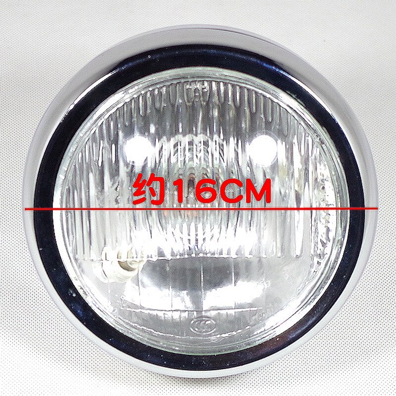 for Suzuki motorcycle parts GN125 headlight assembly 125cc front lighting 1994-2001 round metal headlights