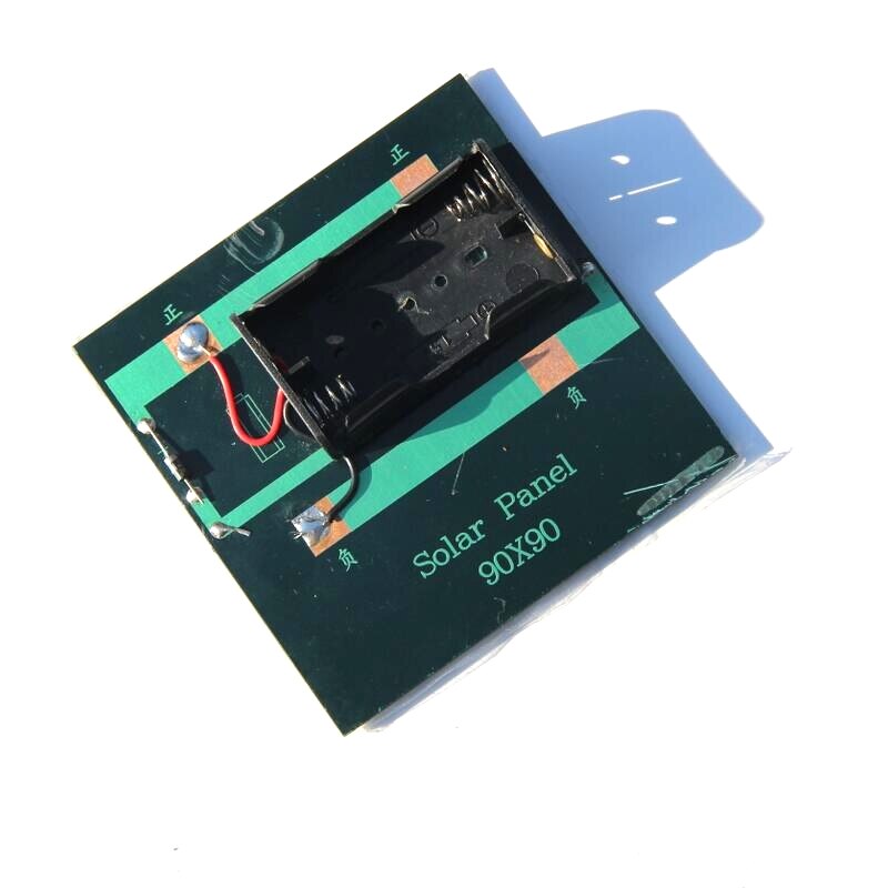 1W 4V Oplaadbare Aa Batterij Solar Mobiele Lader Met Base Voor 2xAA Batterijen Opladen Direct