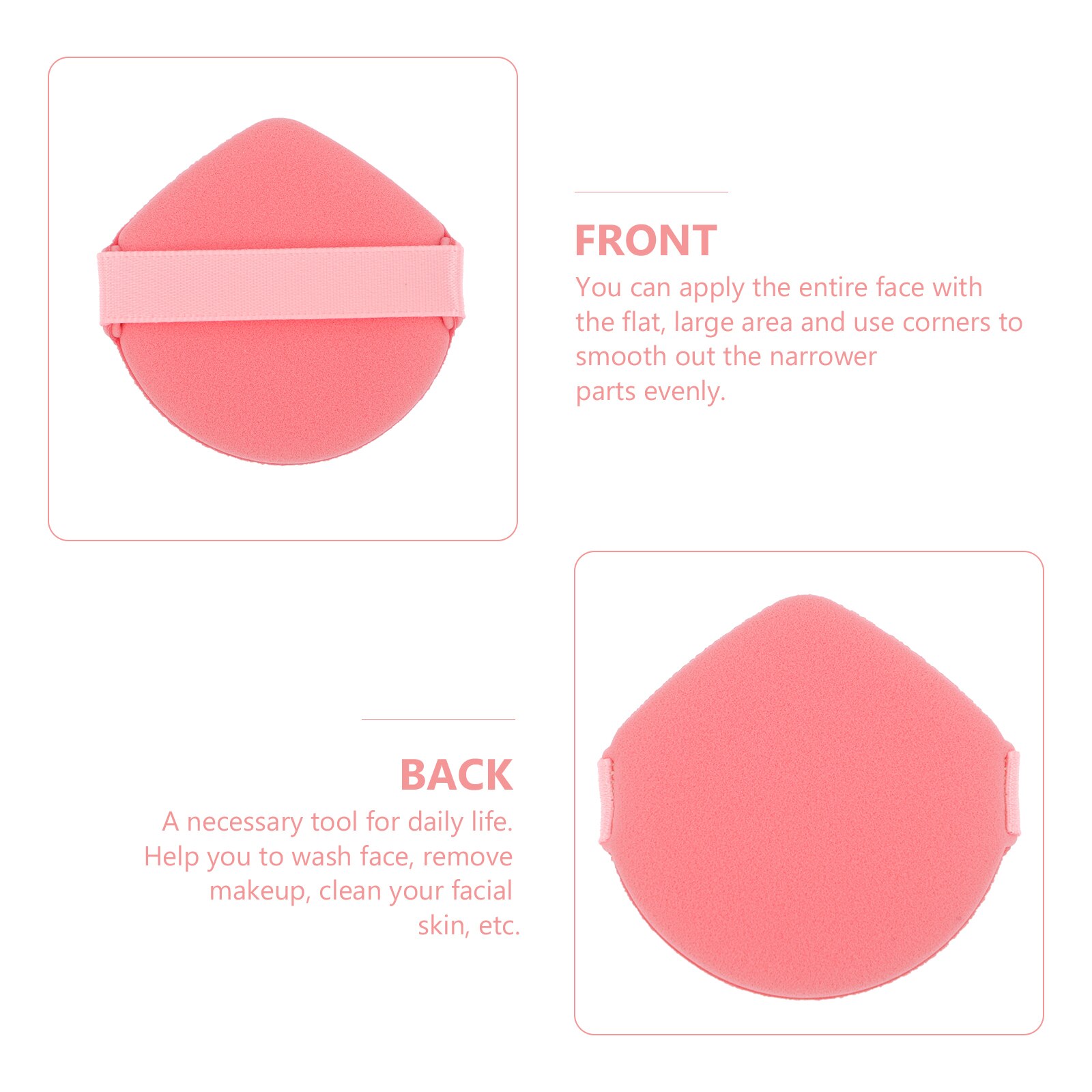 12pcs Makeup Puff Foundation Applicators Wet and Dry Use Makeup Sponges