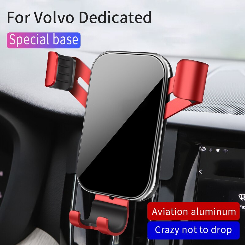Soporte de teléfono móvil para coche, accesorio Interior de navegación por gravedad, GPS, para VOLVO XC60, XC40, XC90