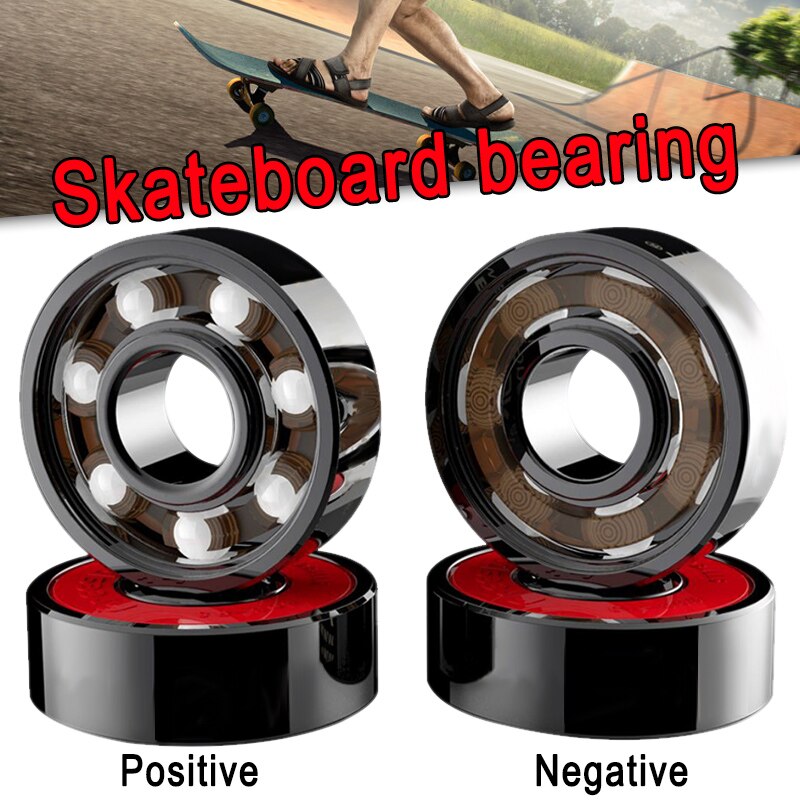 Roulements en céramique haute vitesse résistants à l'usure pour Skateboard S66, 8 pièces, nouveauté: Default Title