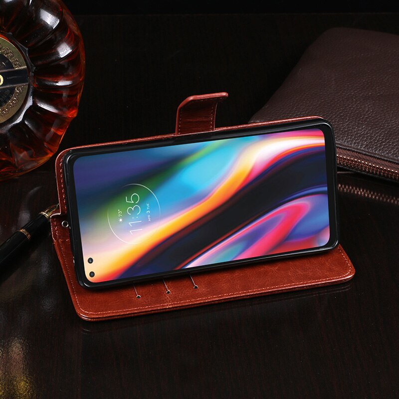 Für Motorola Moto G 5G Plus Fall Flip Brieftasche Business Leder Capa Telefon Fall für Moto G 5G plus Abdeckung Zubehör