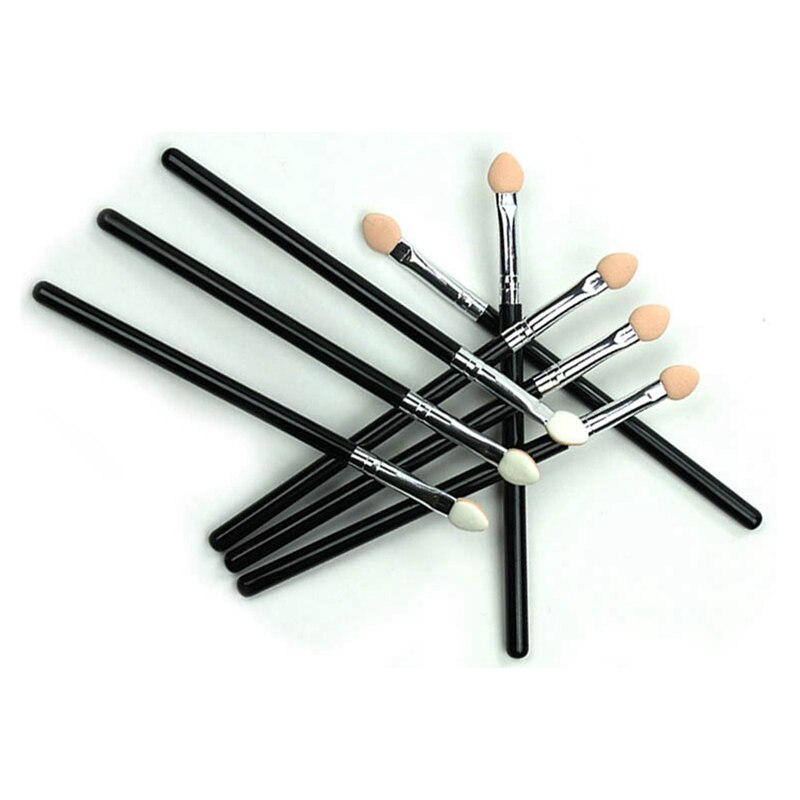 1 piezas de sombra de ojos cepillo esponja palo portátil sombra de ojos delineador de labios cejas cepillo aplicador ojos maquillaje cosmético