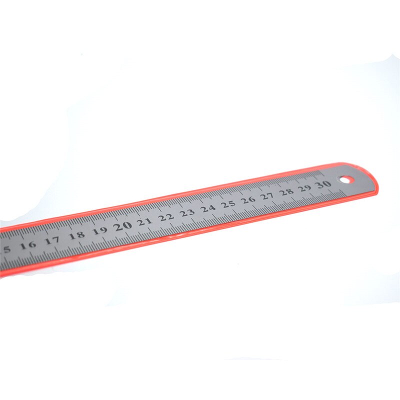 30 cm Rvs Metalen Liniaal Metrische Regel Precisie Dubbelzijdig Meetinstrument