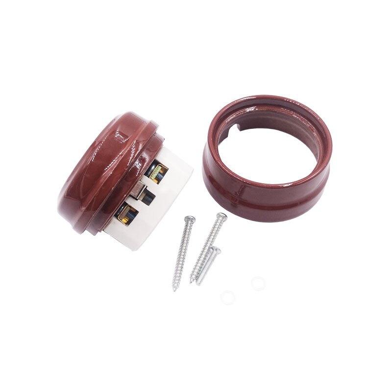 Prises électriques européennes en céramique, Standard ue, noir, blanc, marron, 16A