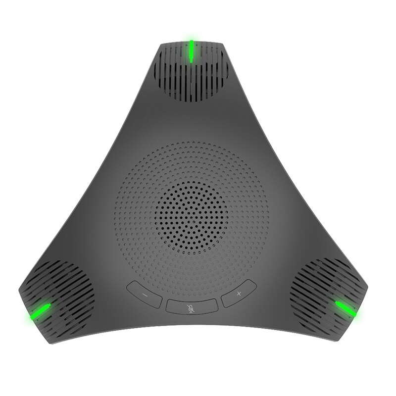 G95 Mini USB Desktop Computer Conference Omnidirectional Microphone Mic Speaker Speakerphone for Business Video Meet