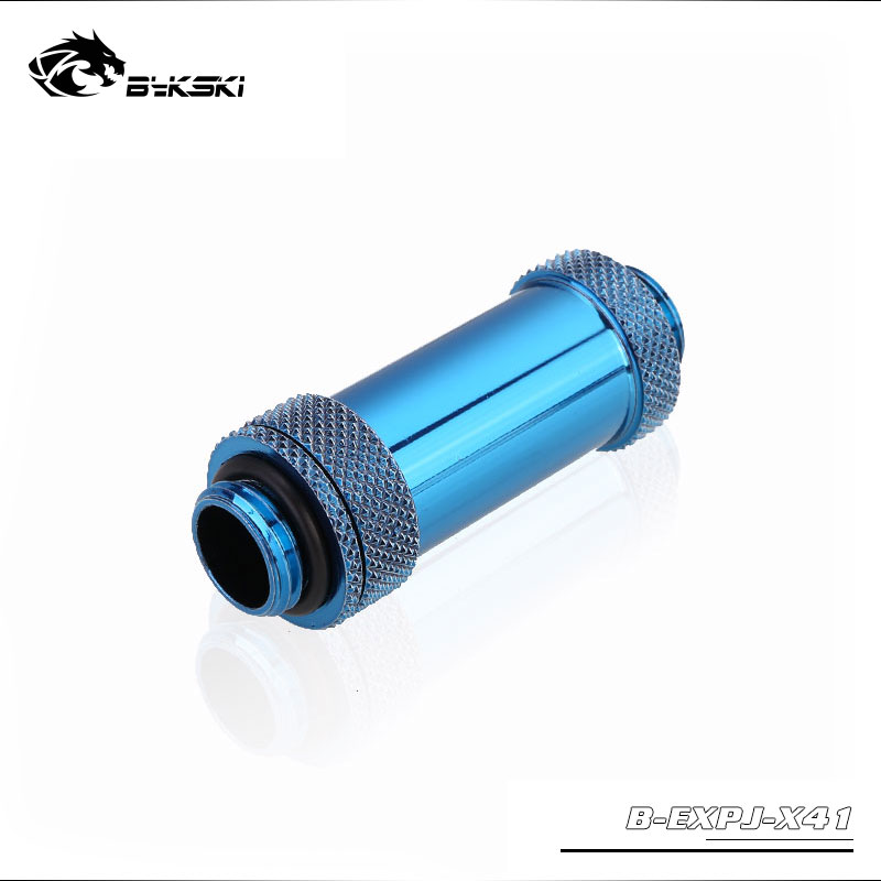 BYKSKI-extensor de conectores rotativos G1/4 &quot;macho a macho (41-69mm), uso para tarjeta GPU, para conexión Cross Fire connect SLI retráctil