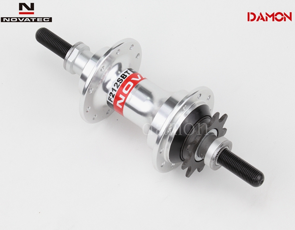 Novatec F212SBT 20 Holes 9T 10T Folding Single Speed bike Rear Bicycle Hubs With Sprockets And Lock Nuts 110mm BMX