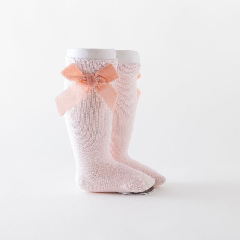 Balleenshiny Dikker Baby Kniekousen Baby Meisjes Jongens Zuigelingen Peuters Zachte Katoenen Baby Vloer Sokken Kinderen Lange Sokken: Roze / for 1-3years