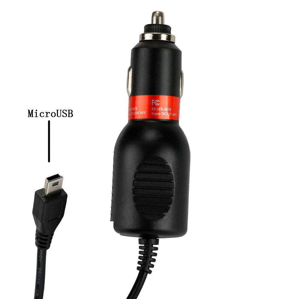 Mini USB Car Power Charger Adapter Cable Cord For GPS tachograph phone Intelligent protective with the flow protection #Ger