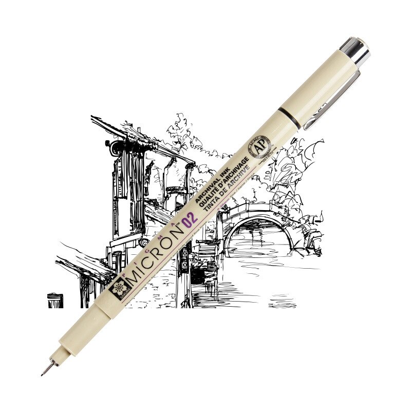 Pigma Micron Sakura Graphic Marker Pen Finliner 005 01 02 03 04 05 08 Pen Brush Fine Point Mapping Art Markers