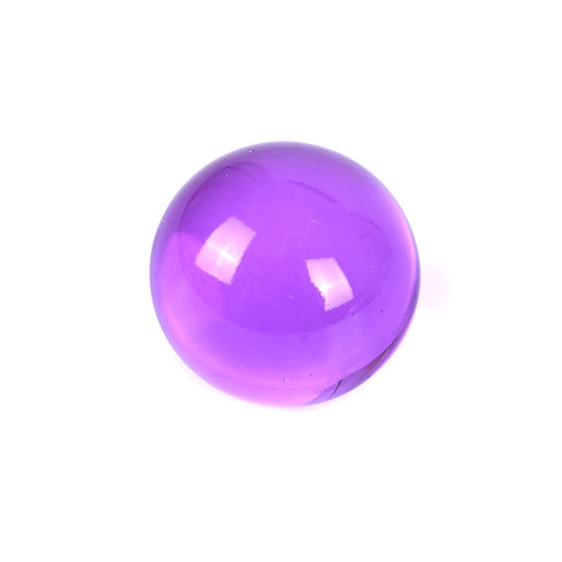 30mm boule de cristal Quartz verre Transparent boule sphères boule de verre photographie boules cristal artisanat décor Feng Shui: Pourpre