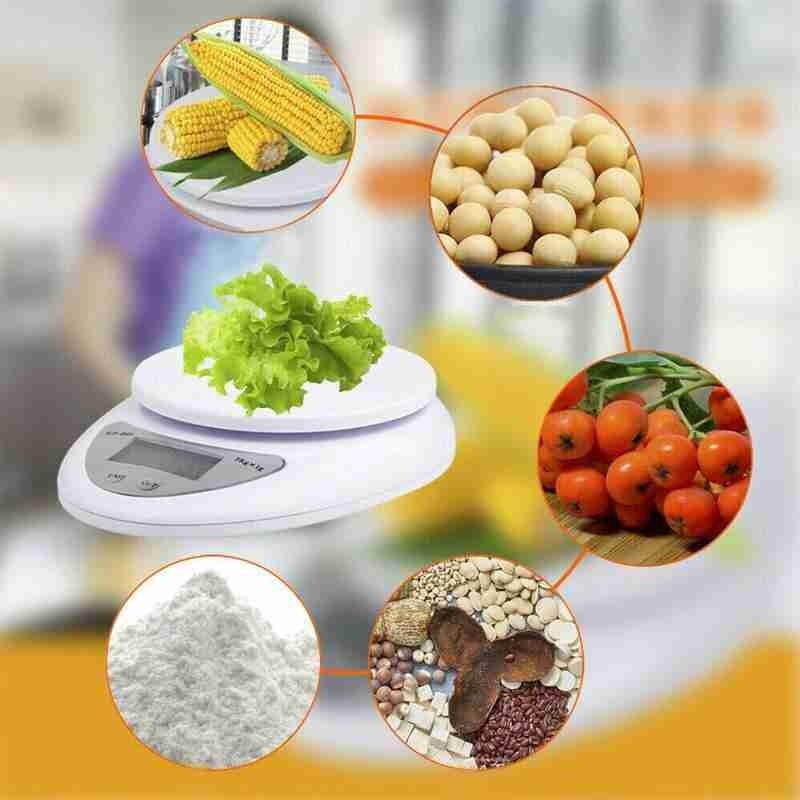 Electronic Digital Kitchen Food Scale ABS Precision Weigh Kitchen Kitchen Scale Balance Home Electronic Digital Gramera I7Y6
