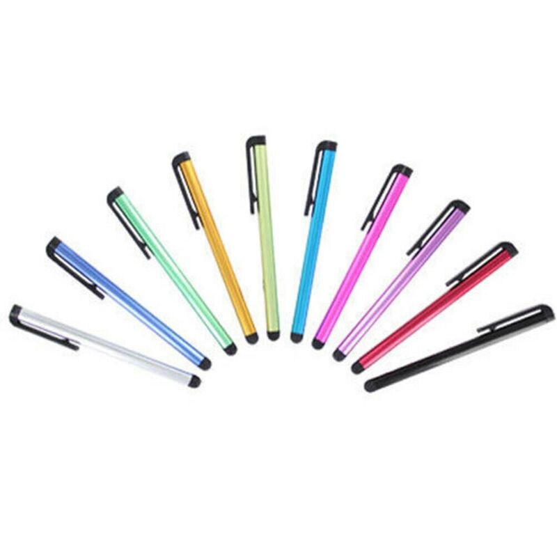 Clip Universal Soft Head For Phone Tablet Durable Stylus Pen Capacitive Pencil Touch Screen Pen HX6A