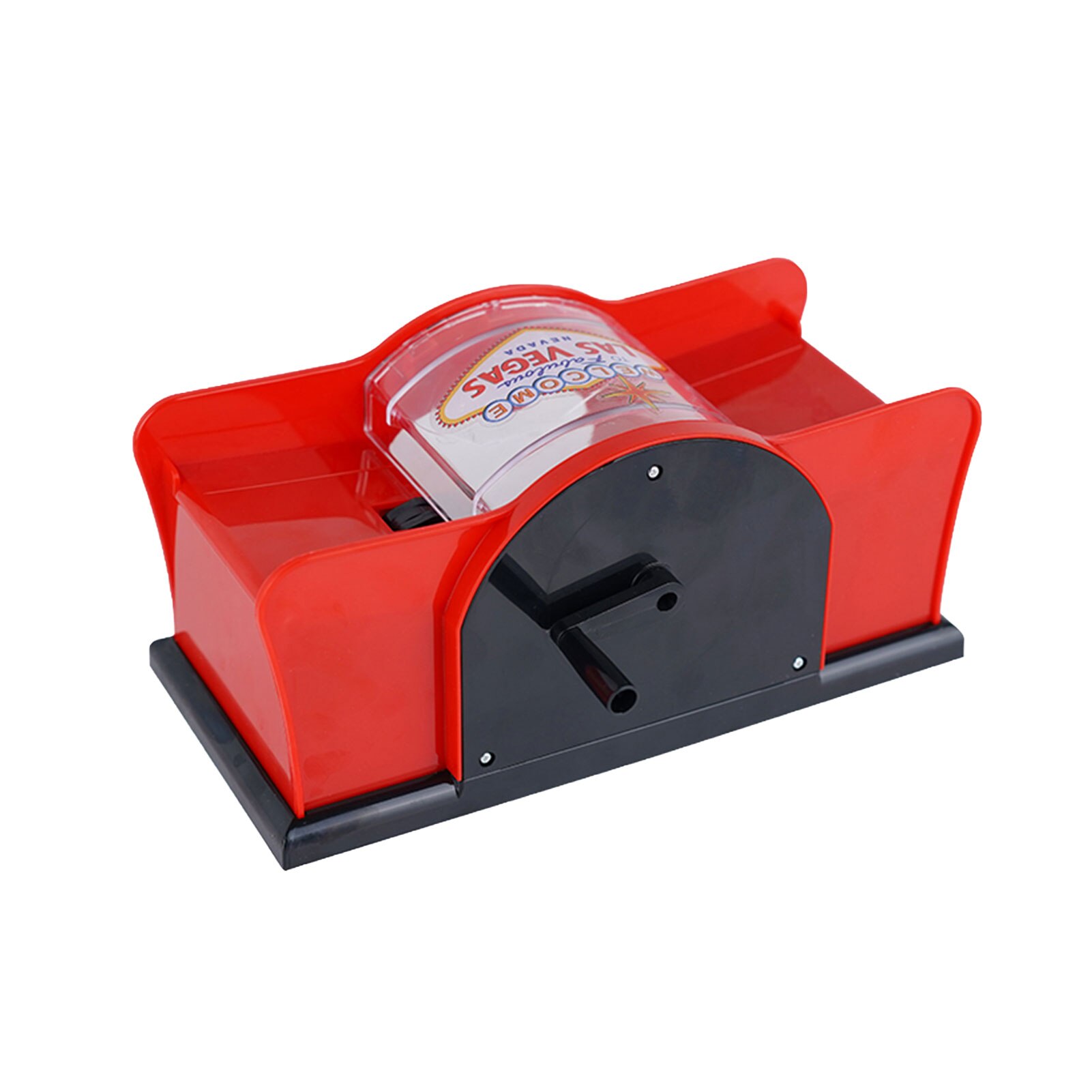 Hand Cranked Card Shuffler 2 Deck Card Shuffler Casino Robot Card Shuffling Machine Poker Playing Tool: Shuffler