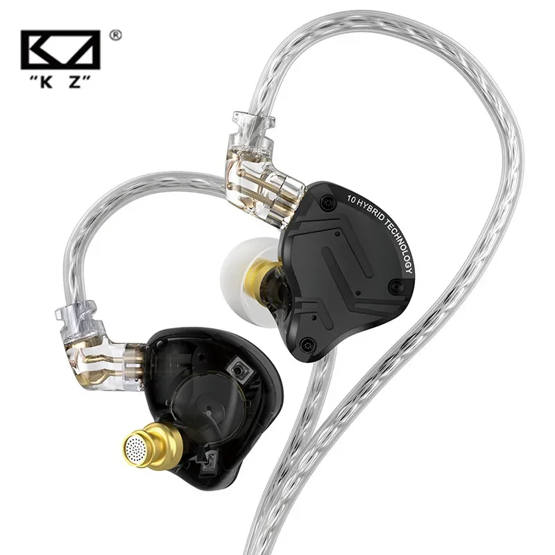 KZ ZS10 PRO X 4BA 1DD HIFI Metal Hybride In-ear Oordopjes Sport Noise Cancelling Headset Oortelefoons KZ ZSN PRO AS16PRO ZS10PRO X