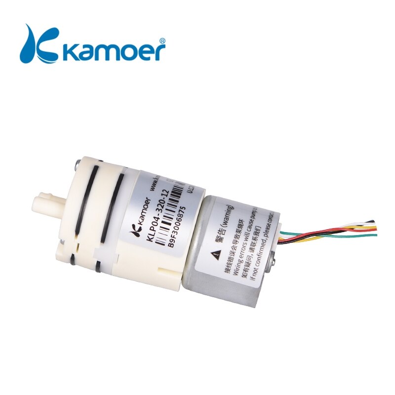 Kamoer KLP04 mini diaphragm water pump micro electric dosing pump 12/24V dc motor with brushless motor and low pulse liquid pump