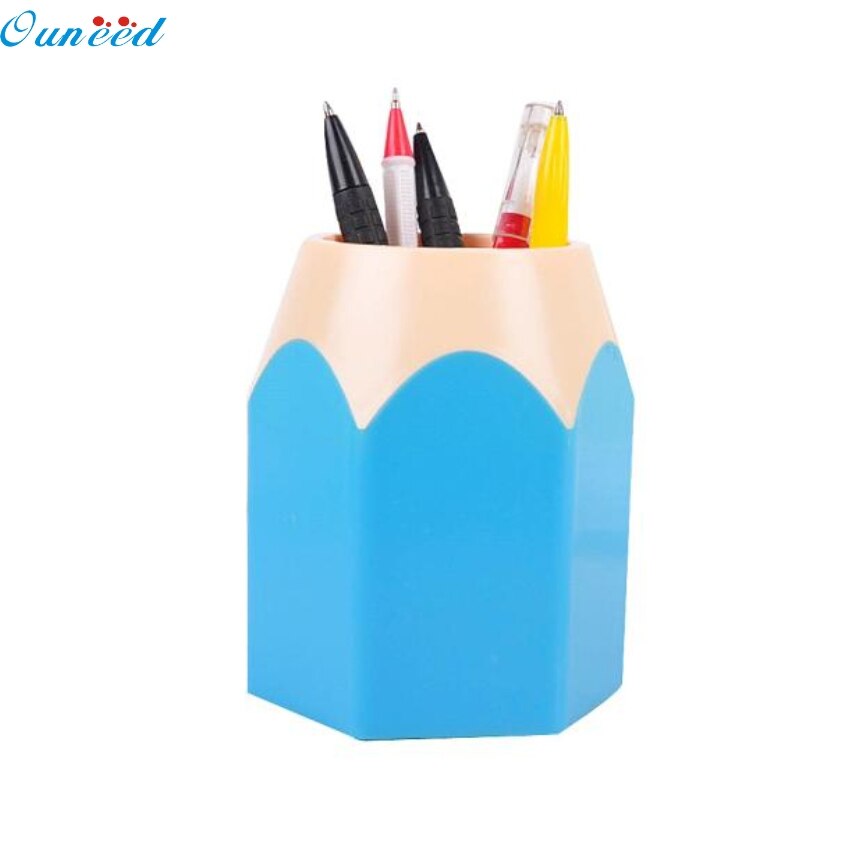 Ouneed happy make-up kwast potlood pennenpotje briefpapier