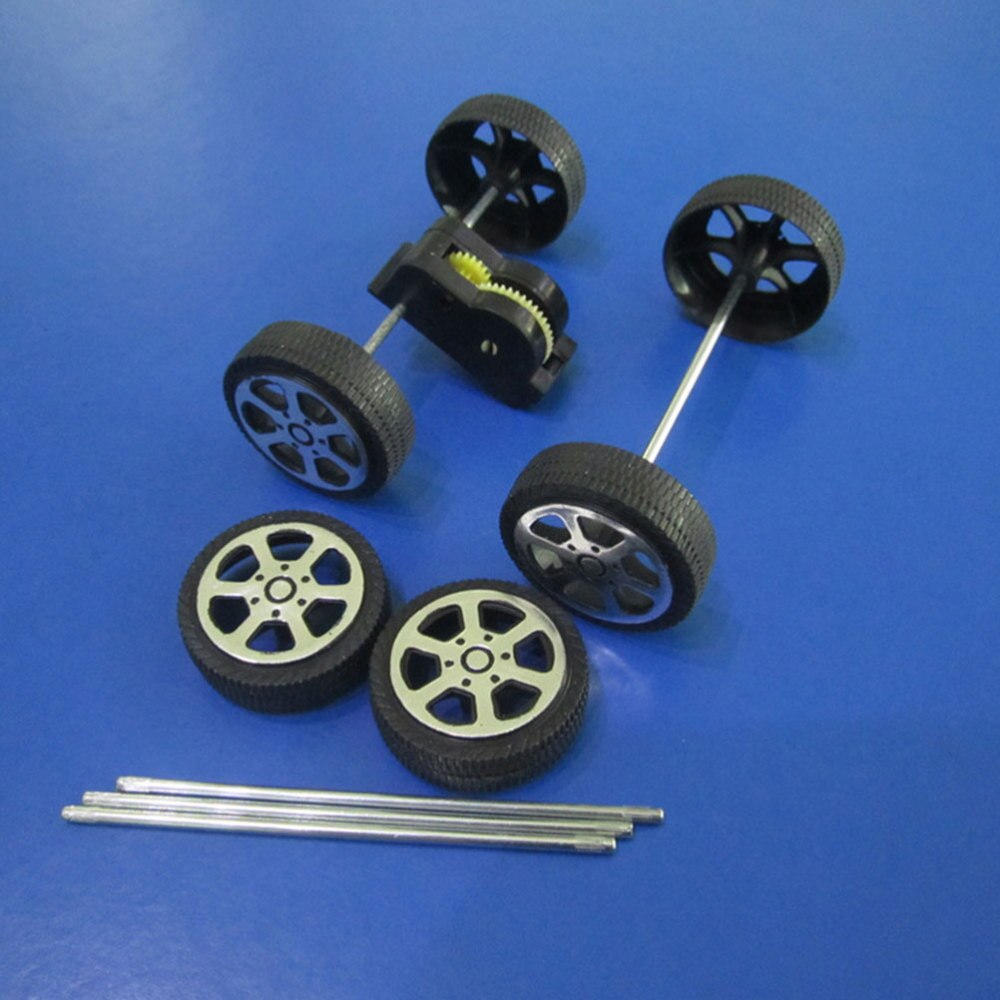 30 Pcs Wheels Model Plastic Car Acessories Toy Wheels Desktop Ornament for Home