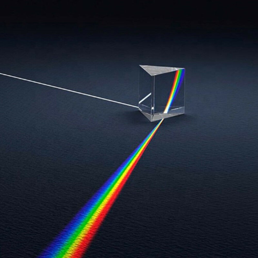 30*30*150mm Optical Glass Equilateral Triangle Prism Crystal Triangular Rainbow A