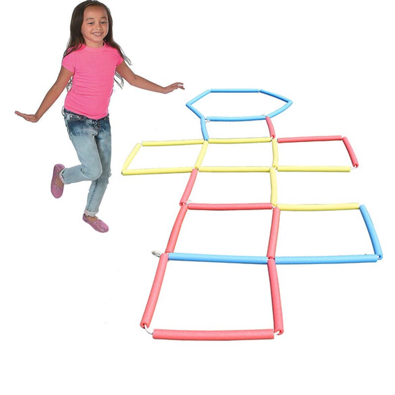 21 Stks/set Kids Training Sprong Speelgoed Hopscotch Baby Kids Jump Zintuiglijke Spelen Outdoor Fun Buiten Speelgoed Kinderen Activiteiten Sport Games