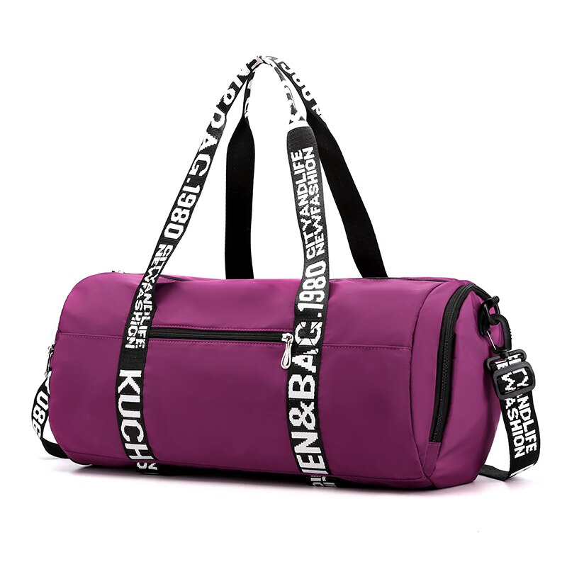 Bolsa esportiva feminina para treino, bolsa de viagem Fitness para akademia, yoga, esportes, bagagem: Lavendel