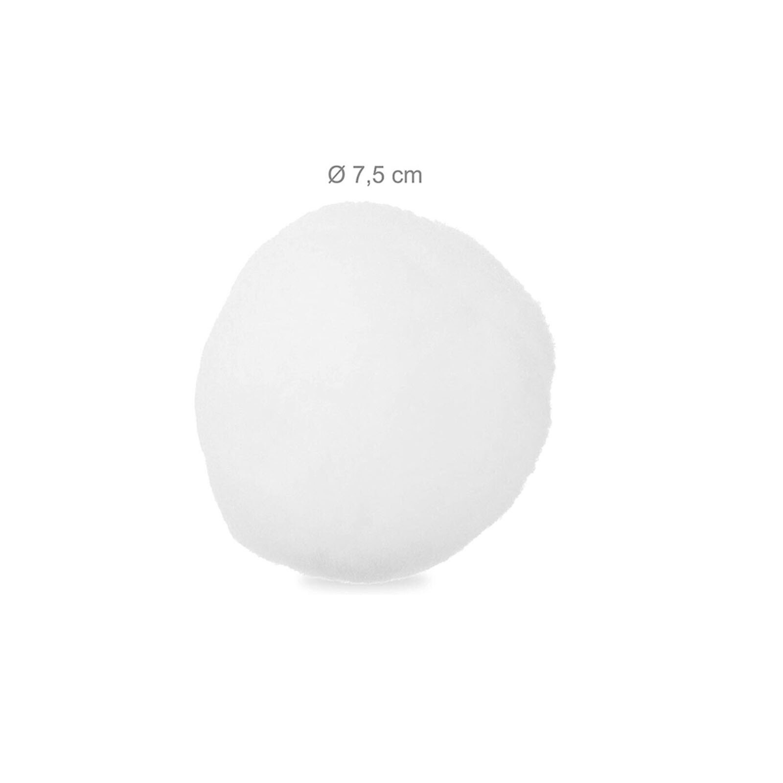 30/50Pcs Kerst Sneeuwbal Indoor Sneeuwballengevecht En Doek Bal Kinderen Team Kerstcadeau Kunstmatige Doek Fleece sneeuwbal