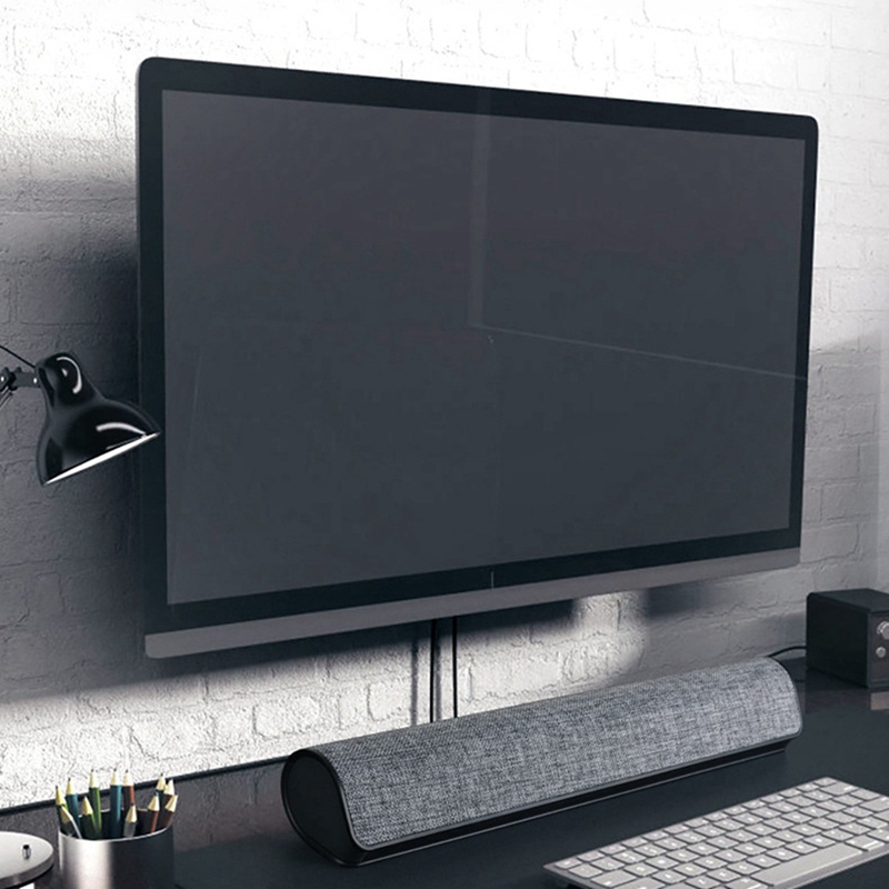 Computer Speakers Mini Sound Bar 3.5Mm Input USB Powered Sound Bar With Volume Control For Desktop Monitor Notebook