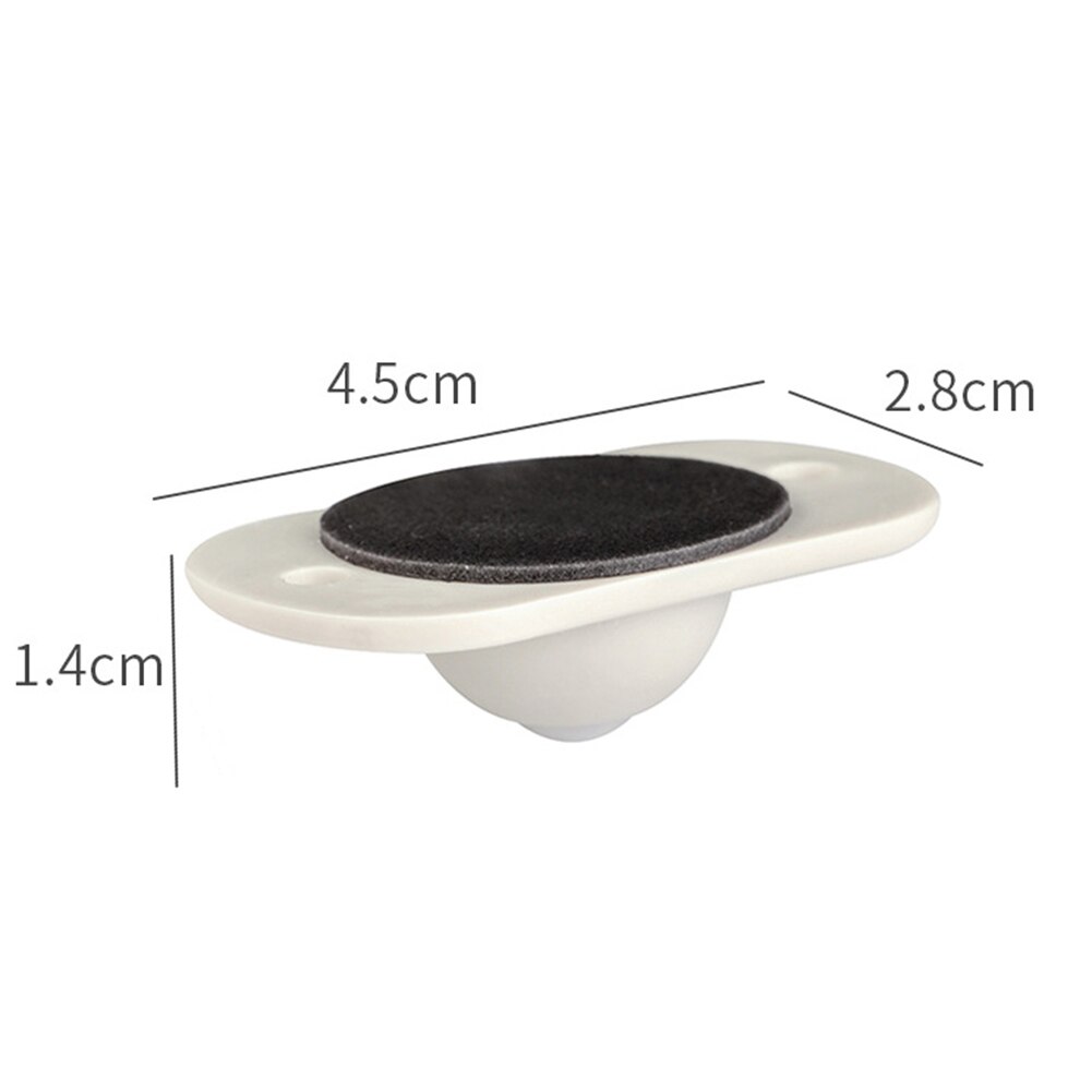 12Pcs Wheels For Furniture Caster Stainless Steel Roller Self Adhesive Furniture Caster Home Strong Load-bearing Universal Wheel